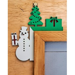 Christmas Snowman Door Corner