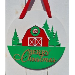 Christmas Barn Door Hanger